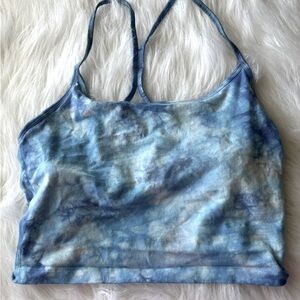 Girl’s Victoria’s Secret Pink Blue Sports Bra size Small